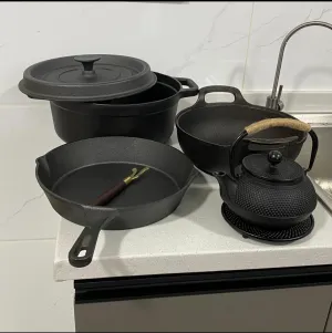 Cast iron cookware set gha