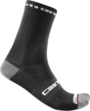 CASTELLI Men’s Rosso Corsa Pro 15 Sock, Performance Cycling Apparel Sock with Midfoot Support Band & Cushion Pad