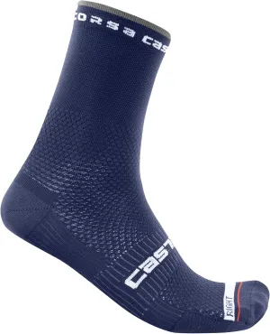 CASTELLI Men’s Rosso Corsa Pro 15 Sock, Performance Cycling Apparel Sock with Midfoot Support Band & Cushion Pad