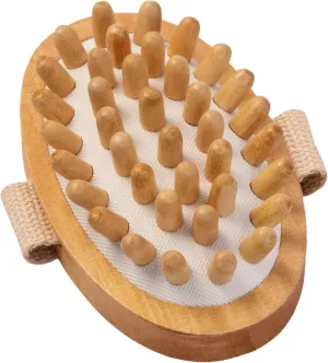 Cellulite Hand Brush - Cellulite Treatment Brush, Effective Cellulite Remover and Massager for Smooth, Toned Skin, Natural Wooden Exfoliating Massager Brush