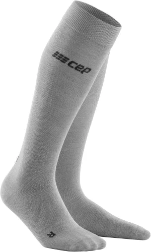 CEP Men's Long Compression Wool Socks - Allday Merino Athletic Long Socks