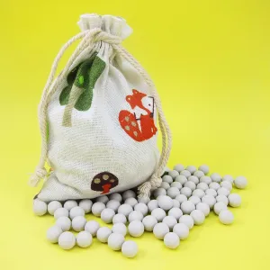 Ceramic Baking Beans Pie Baking Beads Pie Weights with Storage Bag Food Grade Ceramic Baking Tools (1 Pound)