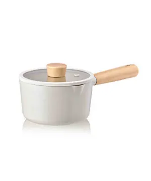 Ceramic Compliance-certified Aluminum Color White 16cm Affordable Milk and Fika Pan Neoflam
