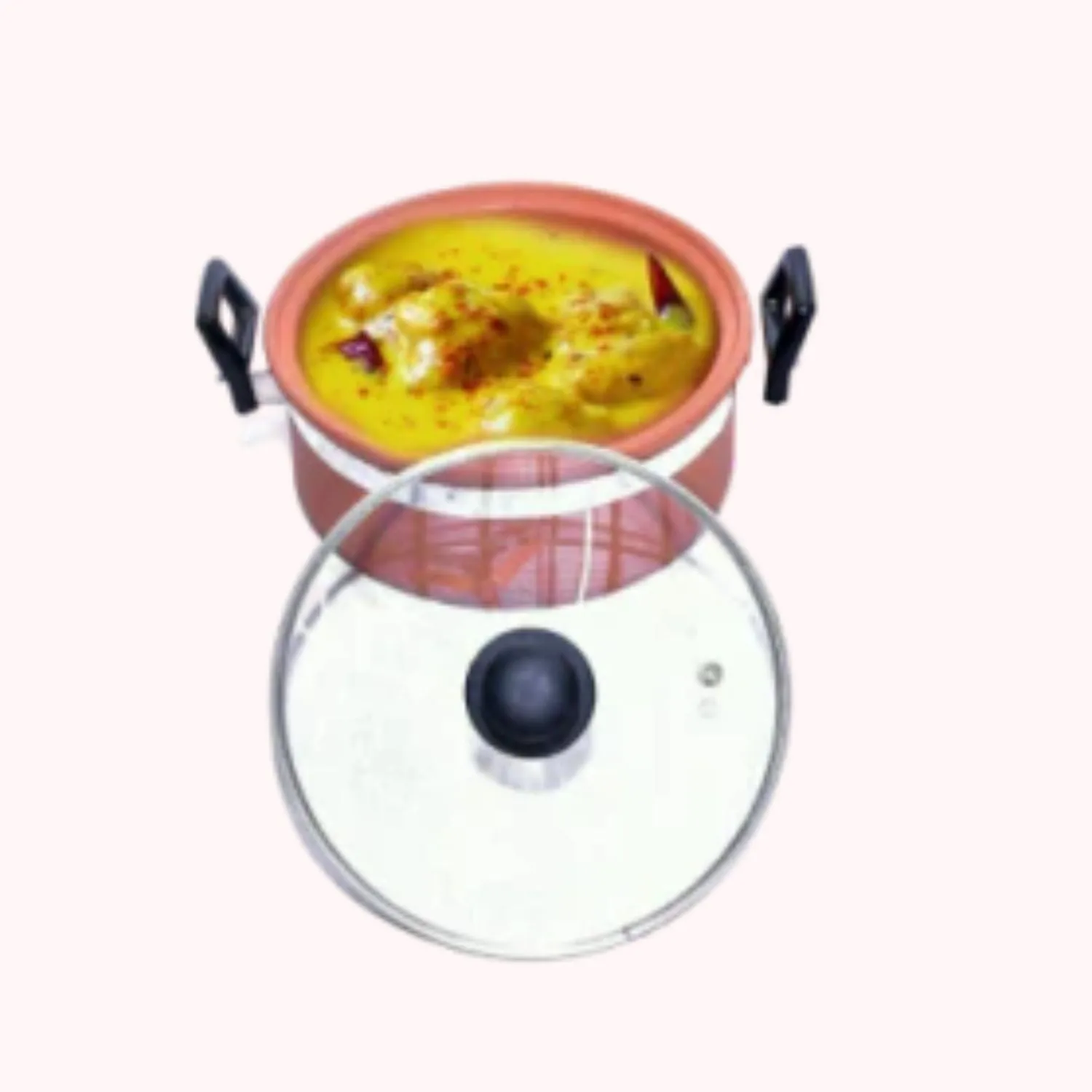 Clay Dubai Donga | Healthful Cookware | Adds Health and Taste | 2.5 L