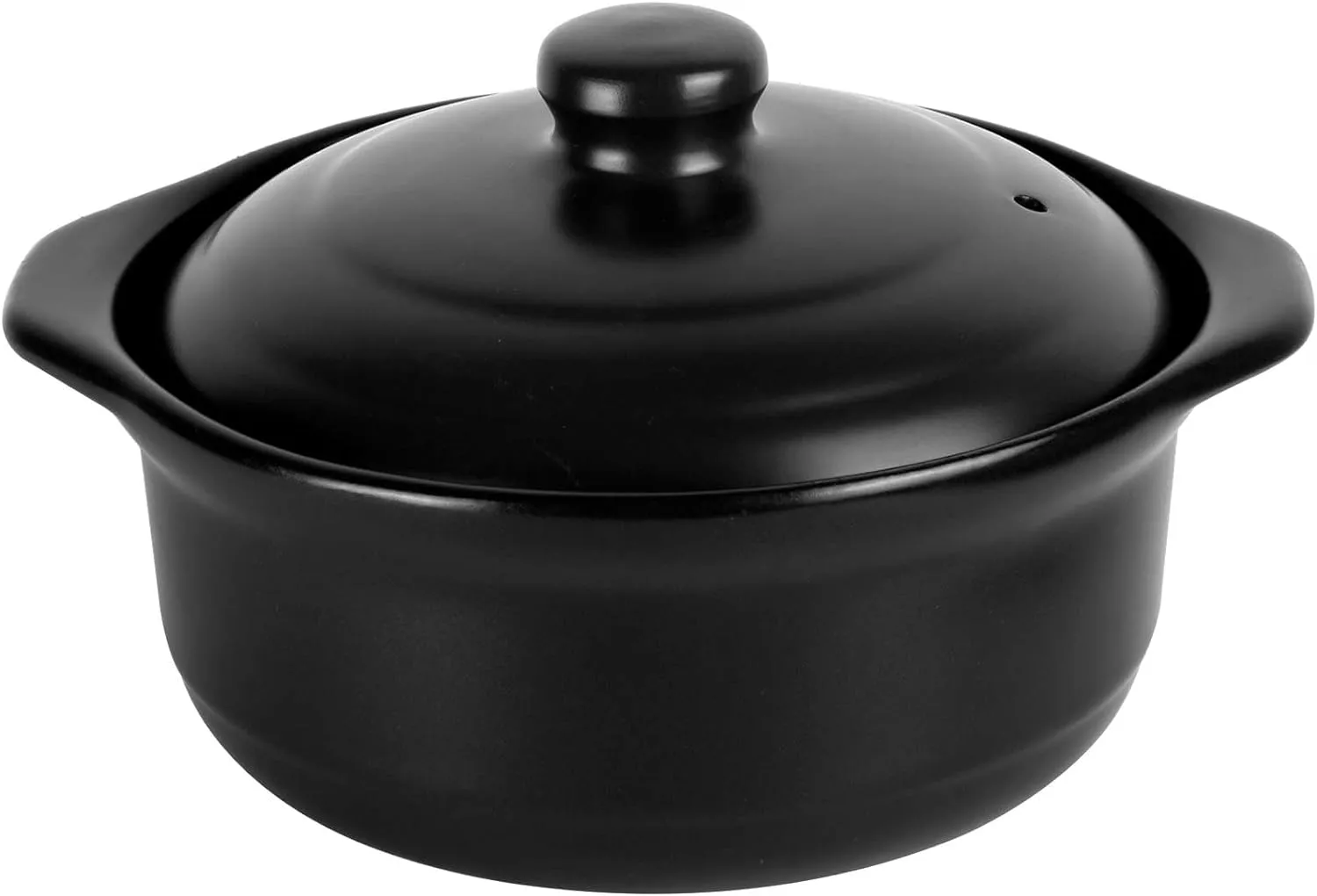 Clay Pot for Cooking with Lid 1.9 Quart Ceramic Cooking Pot Ceramic Cookware Heat-resistant Casserole Dish with Lid Korean Stone Pot Cookware for Cooking Hot Pot Soup Meat Rice