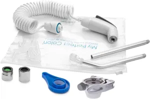 Colon Cleanse My Perfect Colon Fast Travel, Enema Kit for Colon Cleansing, It Connects to The Faucet, Douche for Colonic Irrigation at Home and on The Go, Travel Adapter Included, Italian Product