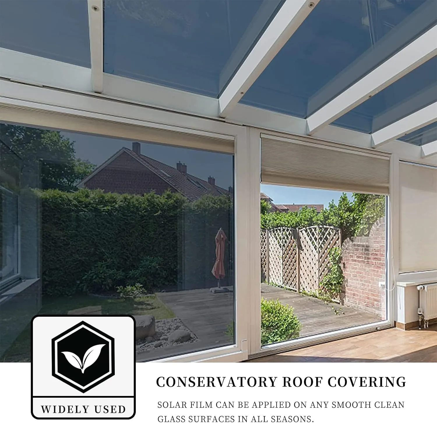 ConCus-T Window Tint One Way Window Film Static Cling Sun Blocking Window Tinting Film for Home Heat Control Window Film Mirror Tint Reflective Anti UV Film, Black Silver, 35.43 Inch x 6.5 Feet