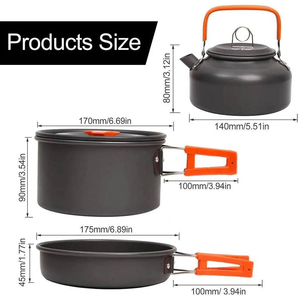 Cookware Kit  Camping Aluminium