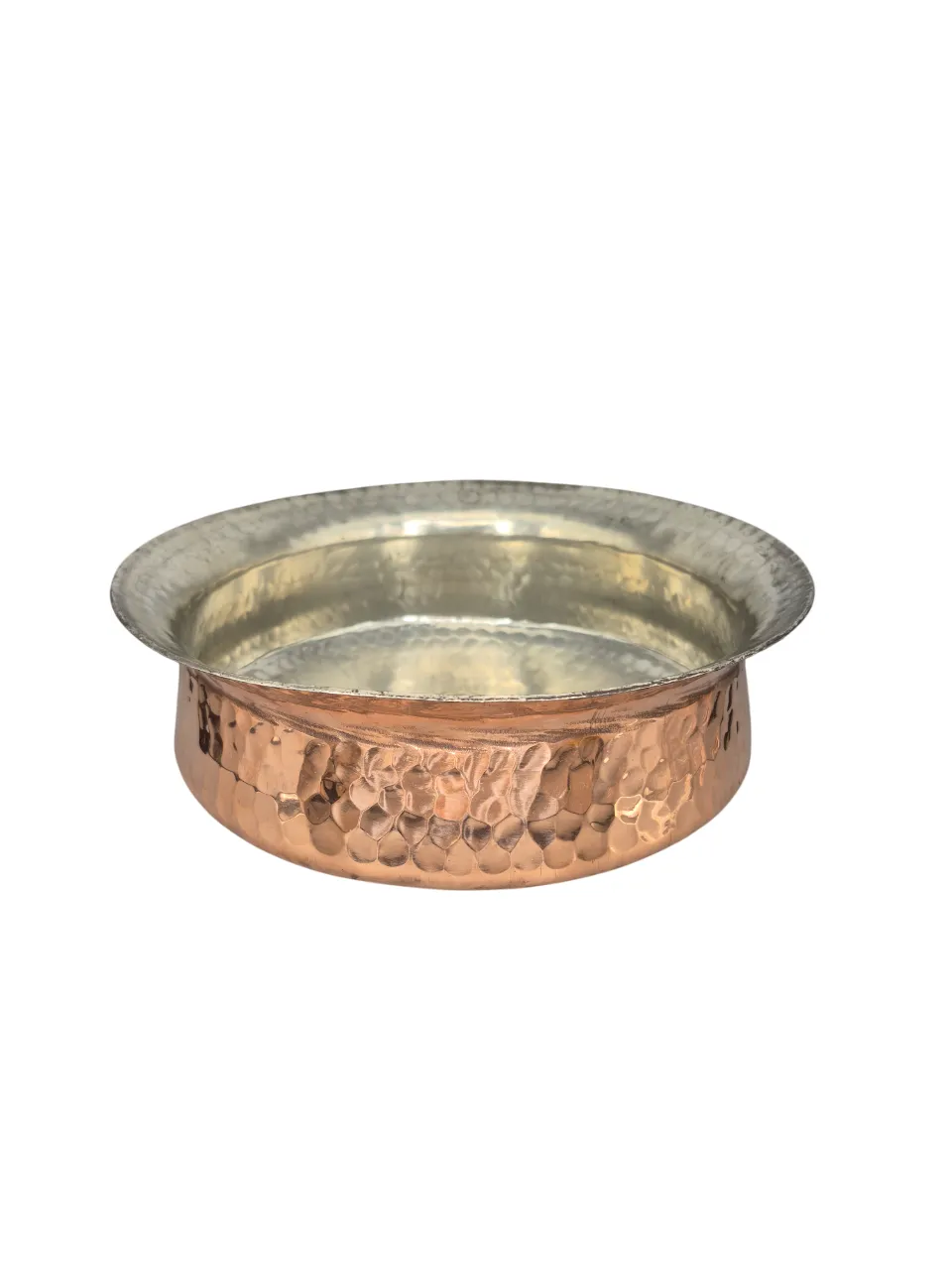 Copper Lagan for Cooking, Durable, Kalai / Tin Coating, Traditional Kitchenware