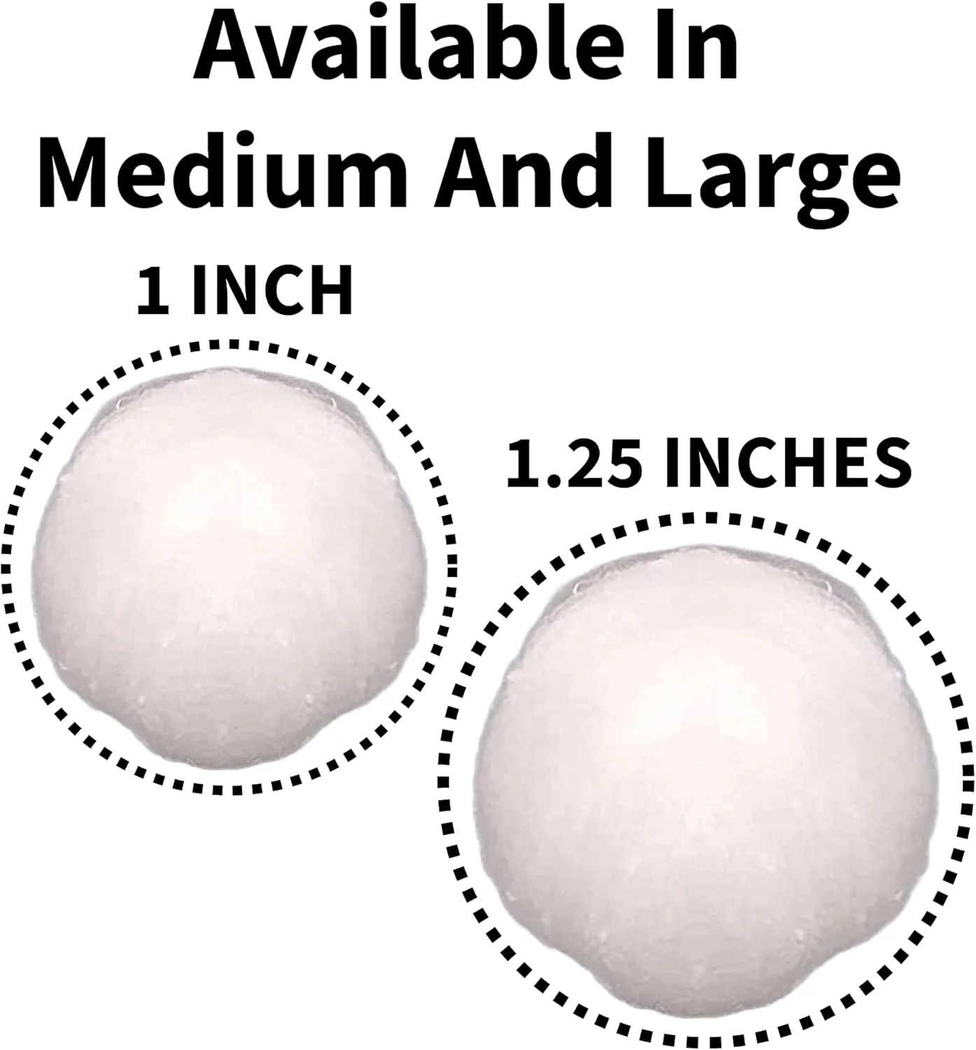 Cotton Balls [4 Packs of 2000] Medium Non-Sterile Absorbent 100% Cotton Prepping Balls for Make-Up, Nail Polish Removal, Applying Oil Lotion or Powder, Crafts [8000]
