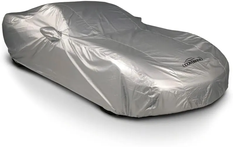 Coverking Custom Fit Exterior Car Cover Designed for Select Ford Mustang Model Vehicles: Silverguard Plus Fabric, Silver