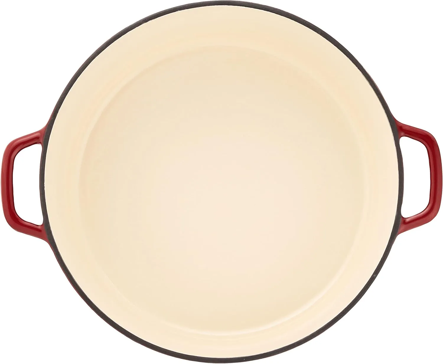 Cuisinart Chef's Classic Enameled Cast Iron Round Covered Casserole (Cardinal Red, 7- Quart)