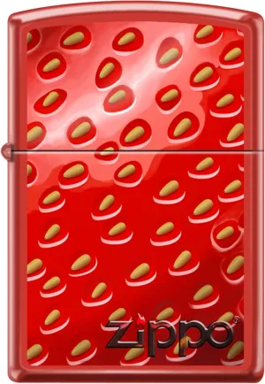 Custom Design Zippo Strawberry Stucco
