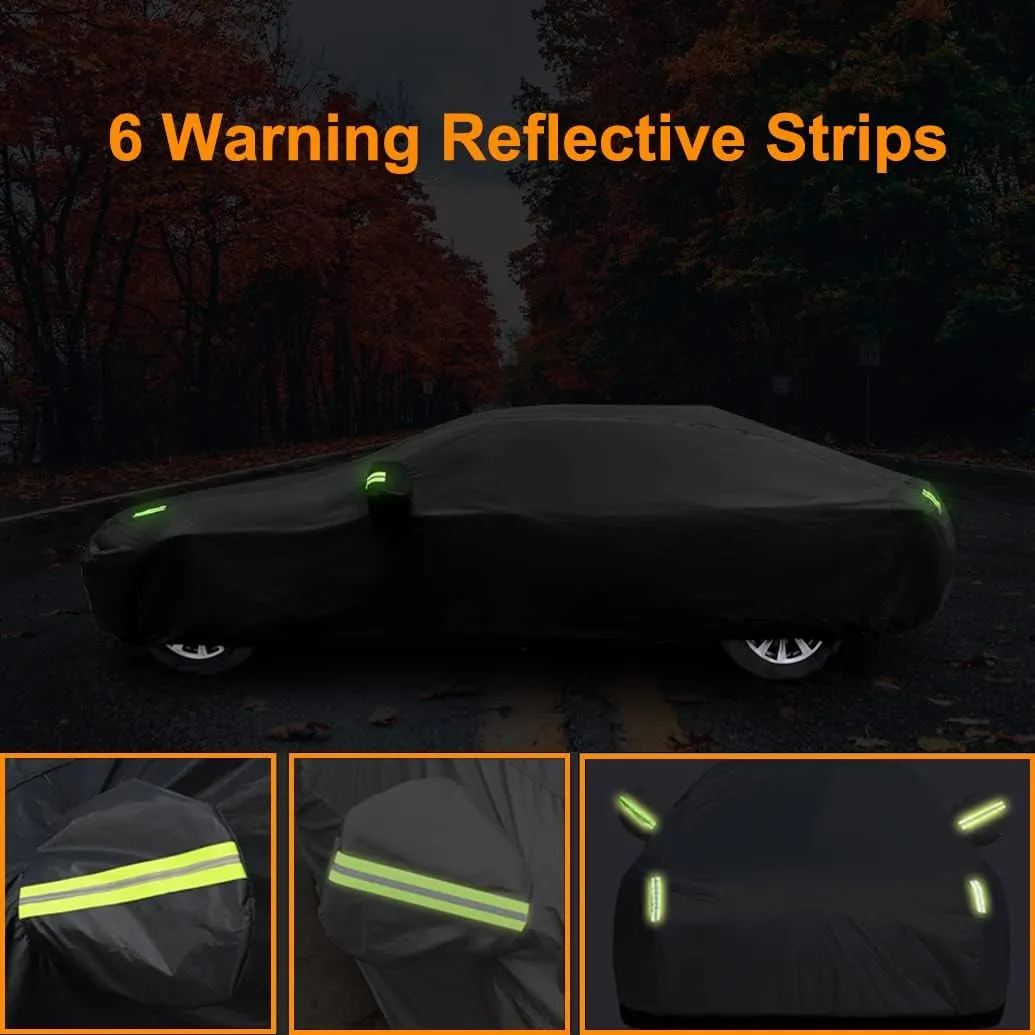 Custom Fit Car Cover - Compatible with Lexus GX (GX460, GX470, GX550) SUV 2003-2024, All Weather Waterproof with Cotton Lining, Windproof Strap and Storage Bag