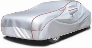 Custom Hail Proof Car Cover Compatible with VW Passat B8 Variant(2014-2020),Multi-Layered Car Hail Blankets with Cotton Outdoor Full Exterior Covers Waterproof Sunproof All Weather Protection(Silver)