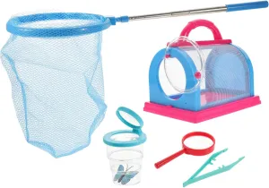 DECHOUS 1Set Kit with Magnifying Glass Outdoor Exploration Cage for Boys Age for Nature Learning Observation