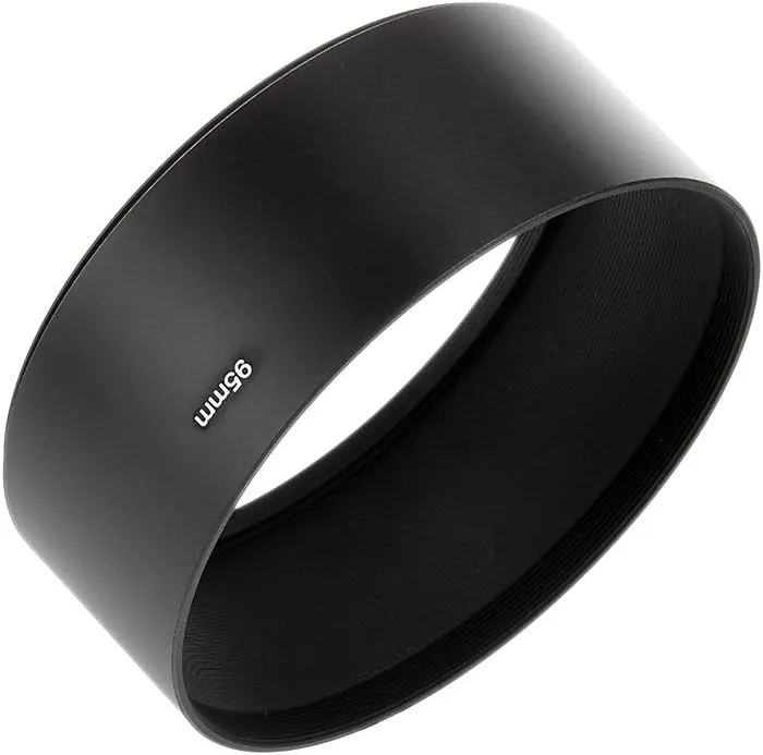 DS. DISTINCTIVE STYLE 39mm x 95mm Screw in Metal Lens Hood for Mirror Tele Reflex Camera Lens with 95mm Filter Thread