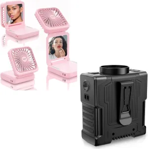 EasyAcc 5000mAh Mini Makeup Fan   10000mAh Waist Fan