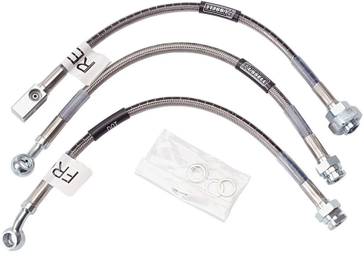 Edelbrock 692100 Street Legal Brake Line Kit - 3 Lines per Kit