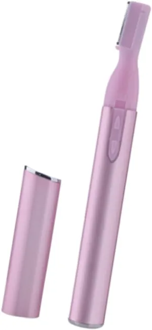 Electric Eyebrow Razor for Men and Women Portable Automatic Eyebrow Trimmer for Quick Painless Grooming for Home Travel Use No Battery Needed