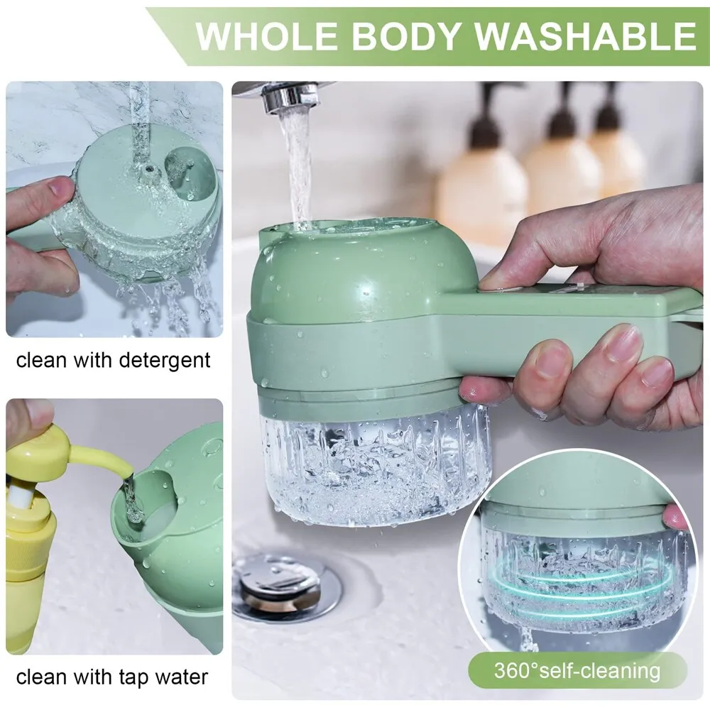 Electric Touch-sensitive Vegetable Slicer Handheld Portable in 1 Wholesale 4