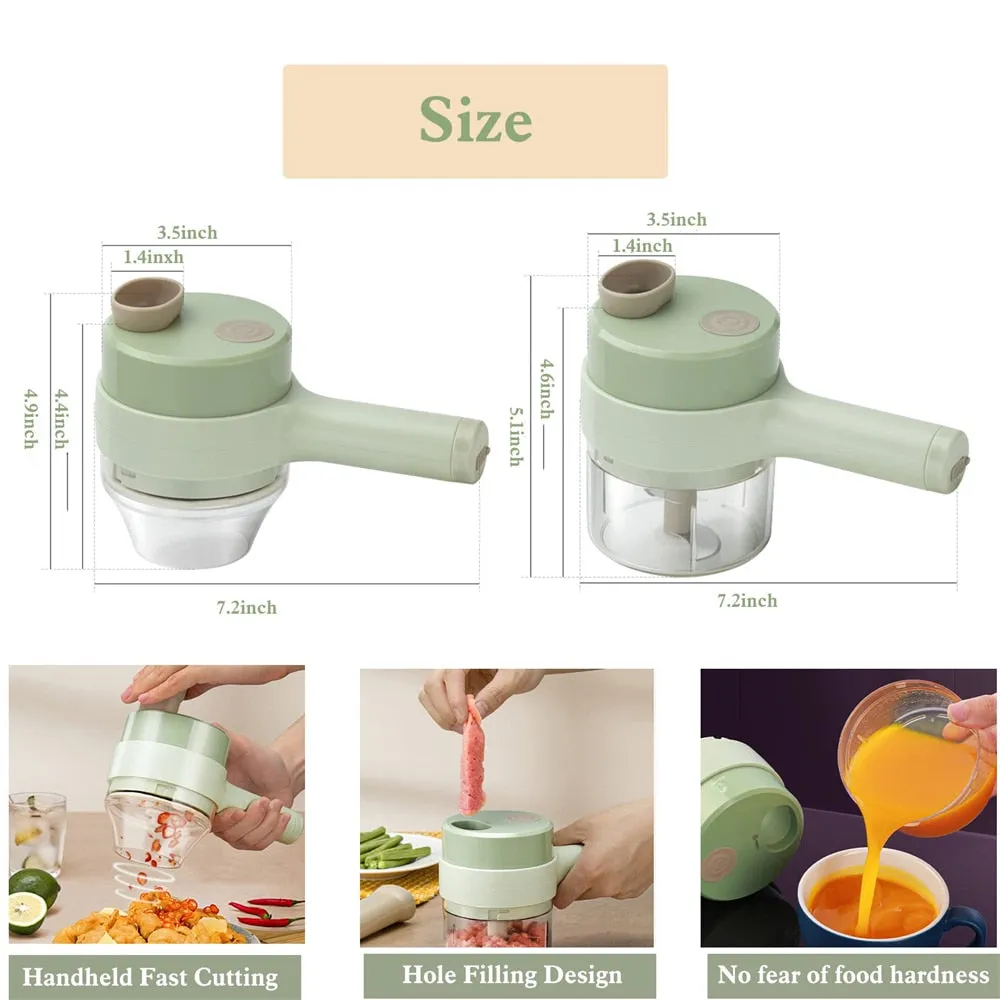 Electric Touch-sensitive Vegetable Slicer Handheld Portable in 1 Wholesale 4