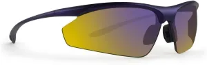 Epoch Eyewear Cadence Sports Sunglasses Purple/Black Polycarbonate Frame with Smoke/Purple Mirror Lens