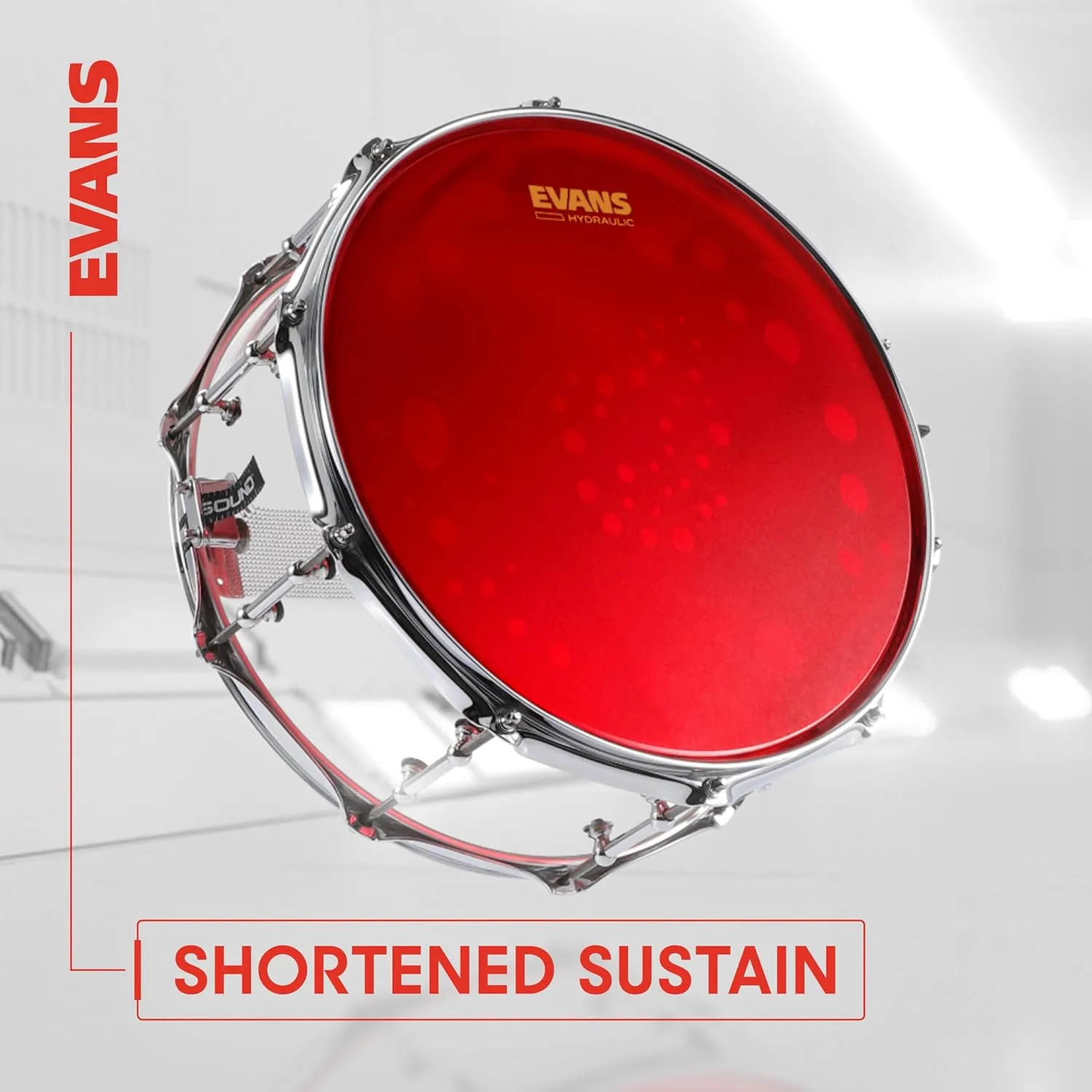 Evans Drum Heads - Black Chrome Tom Drumhead, 14 Inch