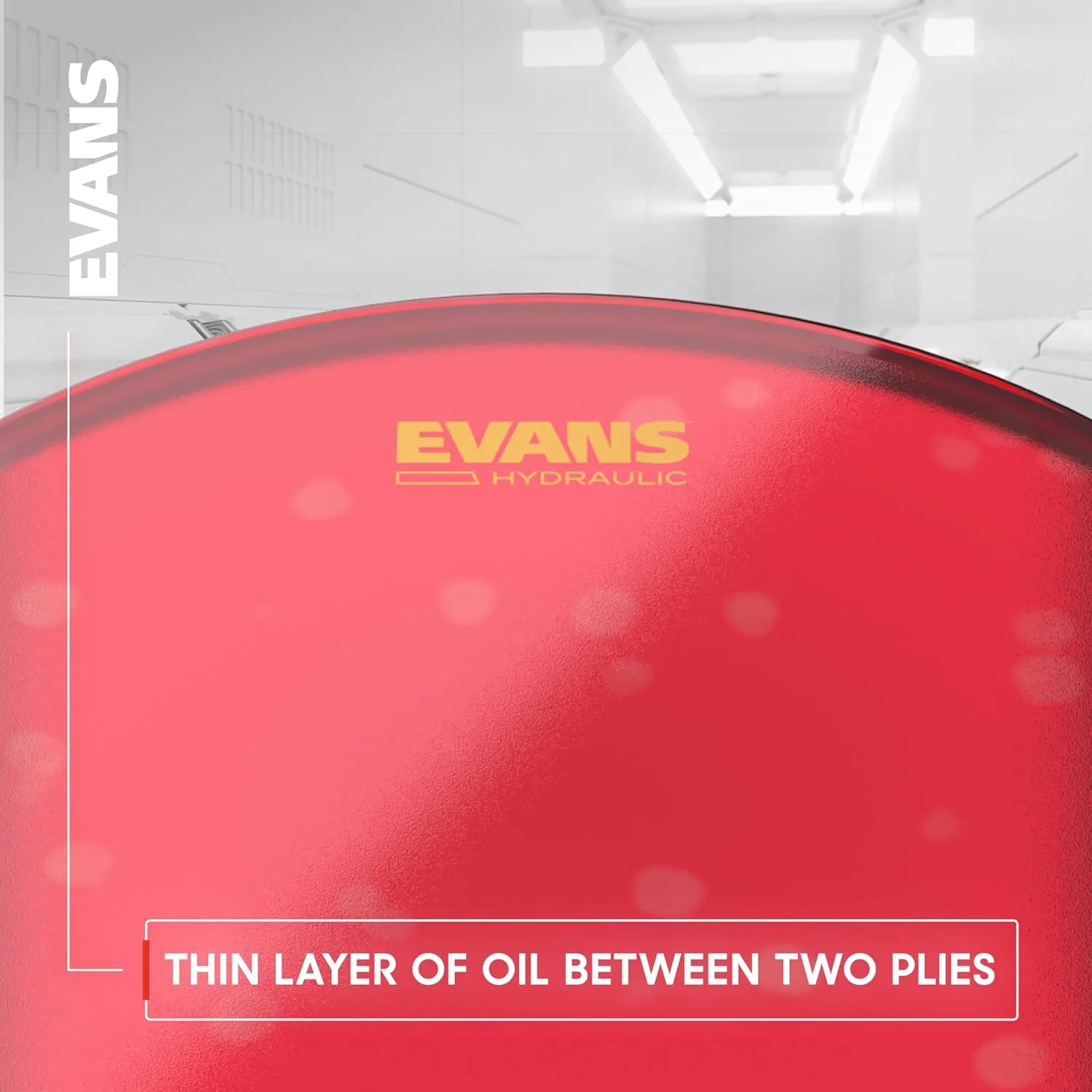 Evans Drum Heads - Black Chrome Tom Drumhead, 14 Inch
