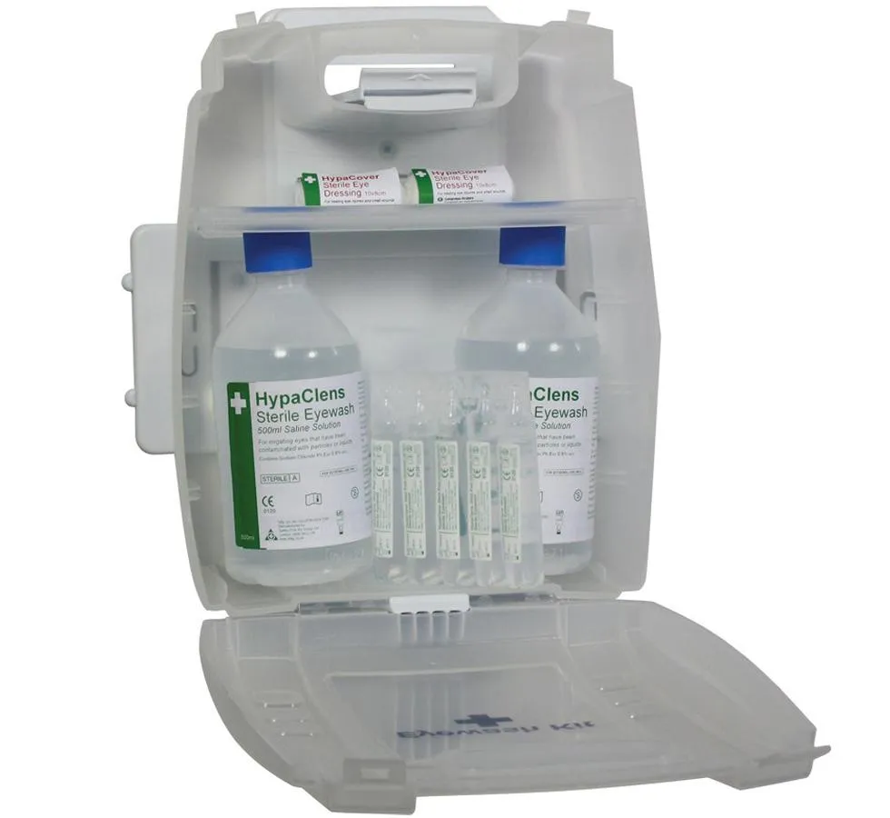 Evolution Plus 2x500ml Eyewash Kit with 8 Eyewash Pods