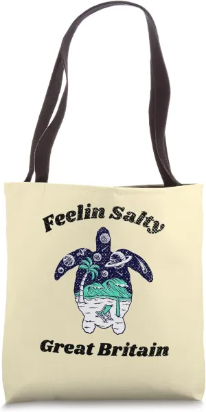 Feelin Salty Great Britain Vacation Travel Travel Tote Bag