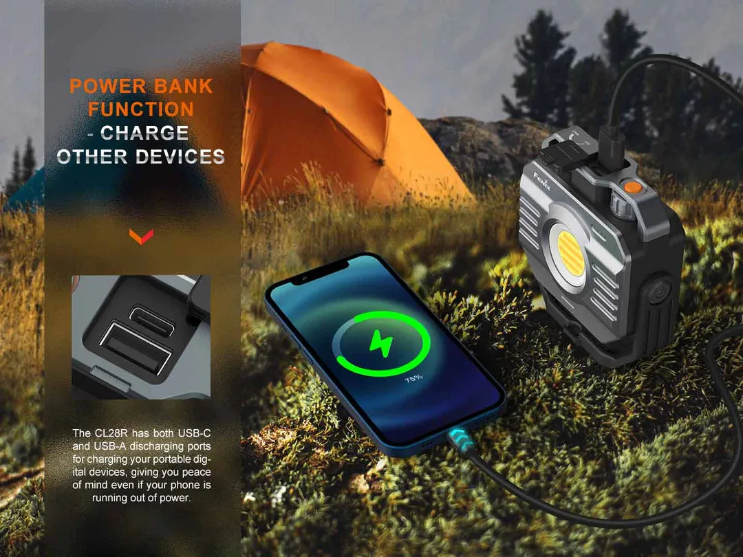 Fenix CL28R – 2000 Lumen USB Rechargeable Workshop Light