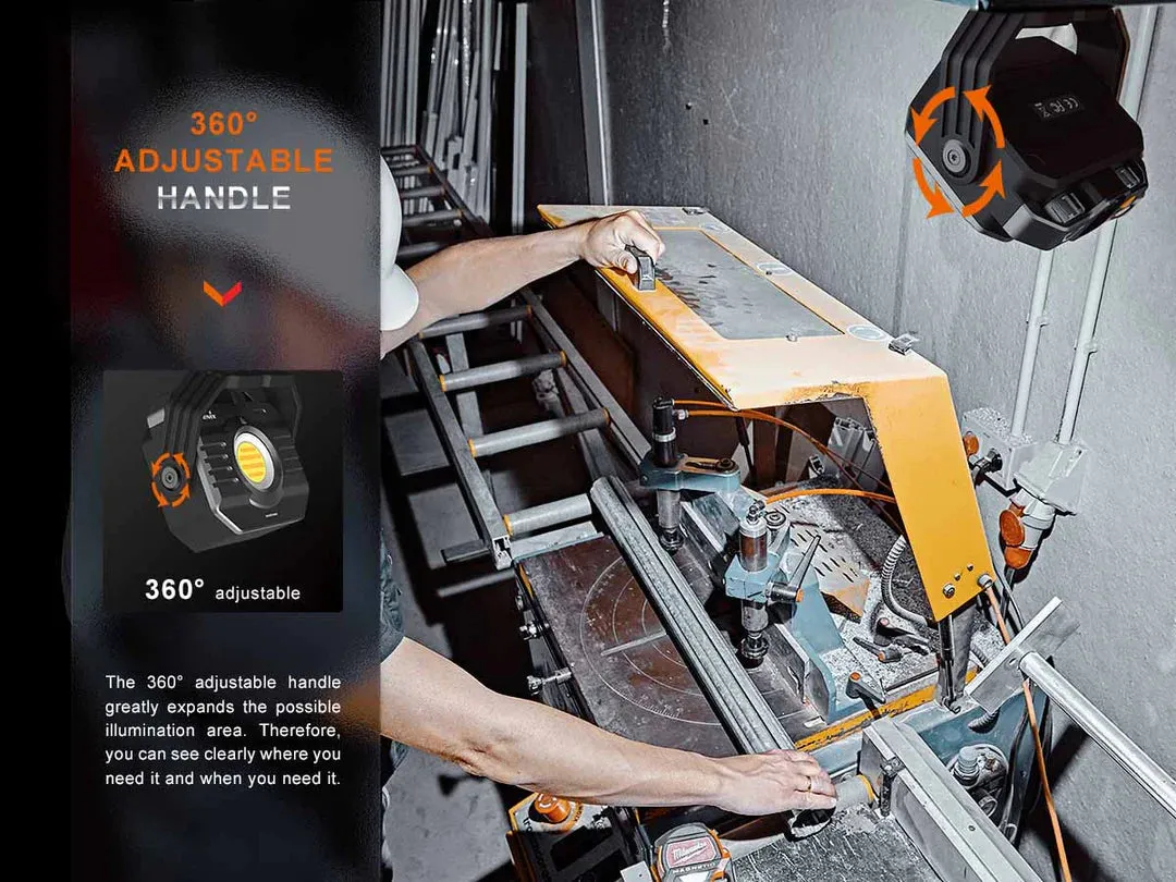 Fenix CL28R – 2000 Lumen USB Rechargeable Workshop Light