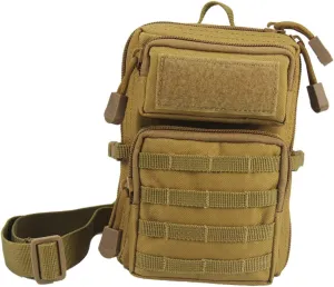 First Aid Pouch Small Medical Bag for Hiking and Outdoor Activities Reusable Nursing Bag for Medicine with Shoulder Strap Includes Small Phone Pouch
