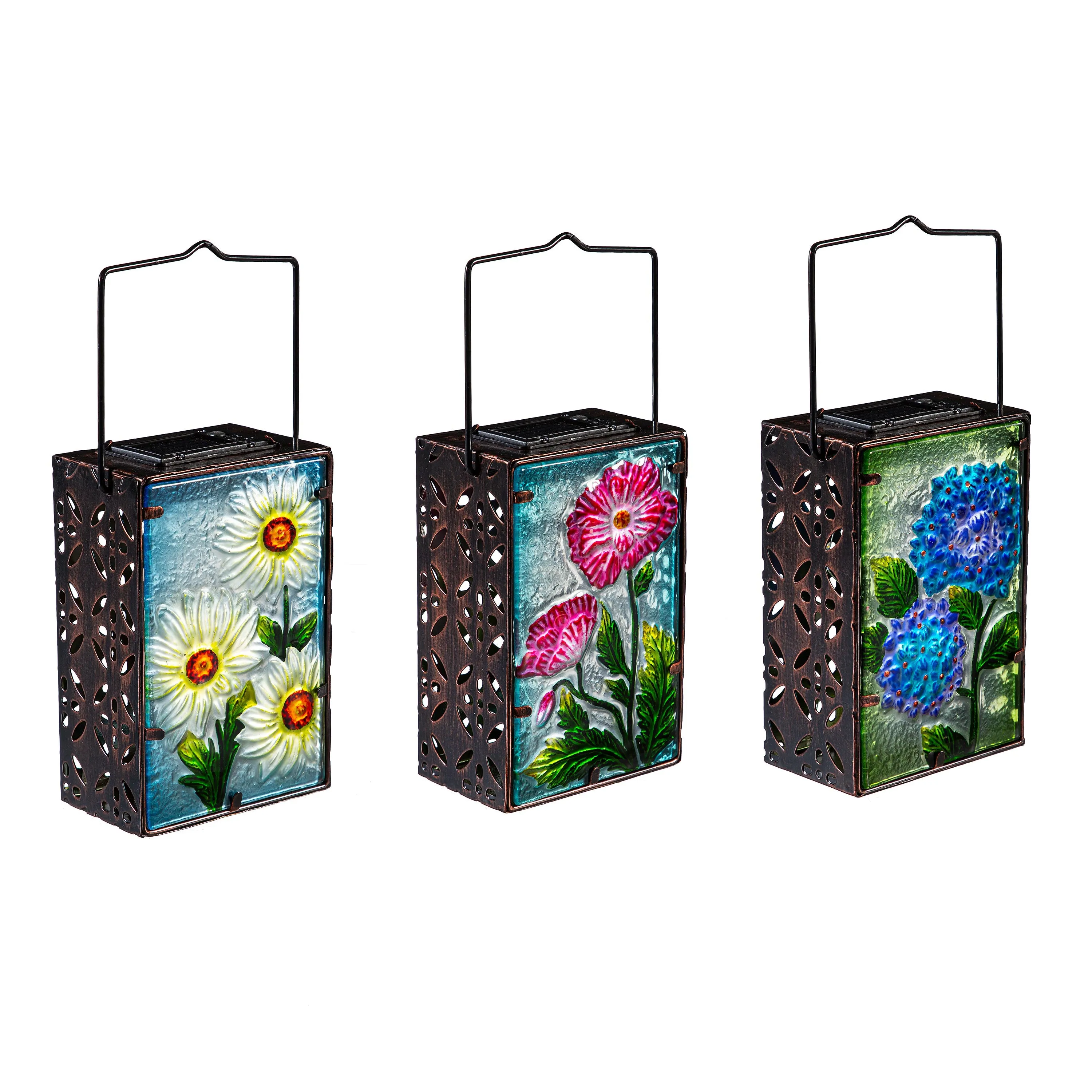 Floral Solar Lantern