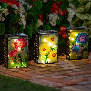 Floral Solar Lantern