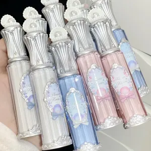 Flower Knows Shell Series Pearl Lip Gloss Moisturizing Non-Sticky High-Shine Finish Lip Care Balm (C02)