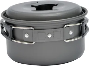 Folding Camping Pot Bowl Aluminum Outdoor Pot Hiking Pot for Travel Outdoor Activities