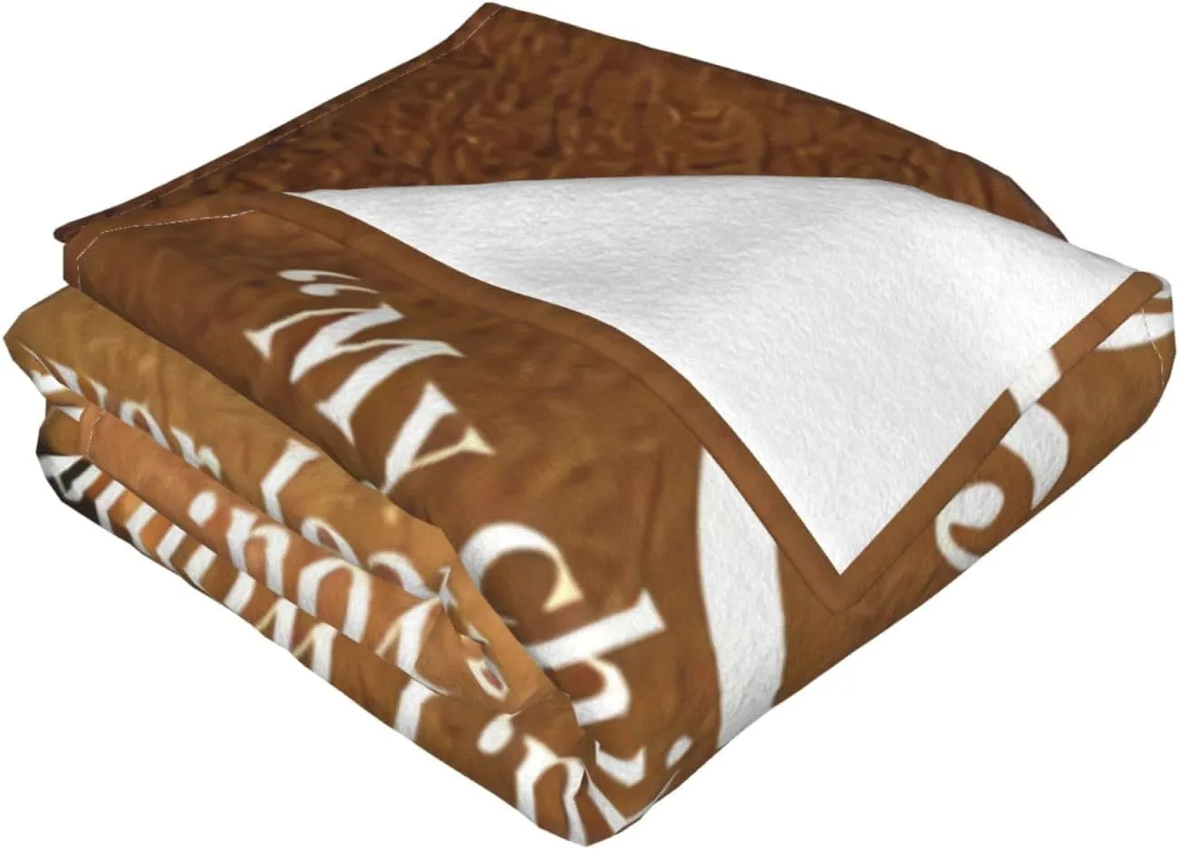 Footprints in The Sand Poem 80"X60" Flannel Blanket - 100% Soft Polyester, Lightweight and Warm, Suitable for Families, Camping, Travel