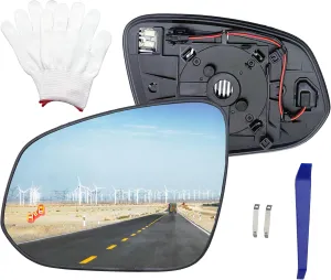 For Toyota RAV4 Left Driver Side Mirror Glass Replacement 2013 2014 2015 2016 2017 2018, For tacoma 2016-2021 Accessories With Power Heated&Blind Spot,Truck Mirrors