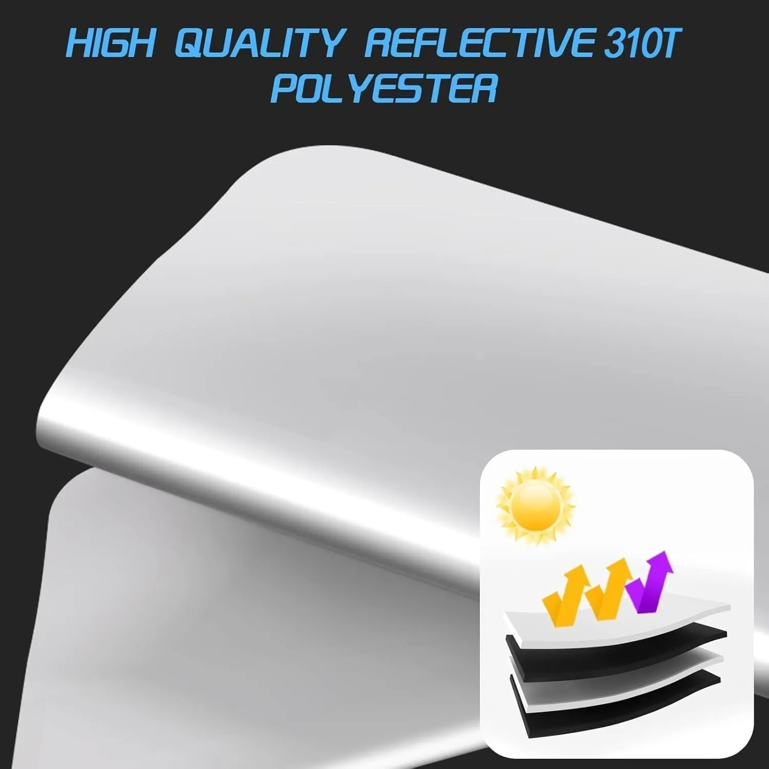 Front Windshield Sun Shade Compatible with Volkswagen Atlas/Atlas Cross Sport Accessories 2018-2024 Window Sunshade Sun Visor Cover Foldable Sunshade Protector 2024 Upgrade