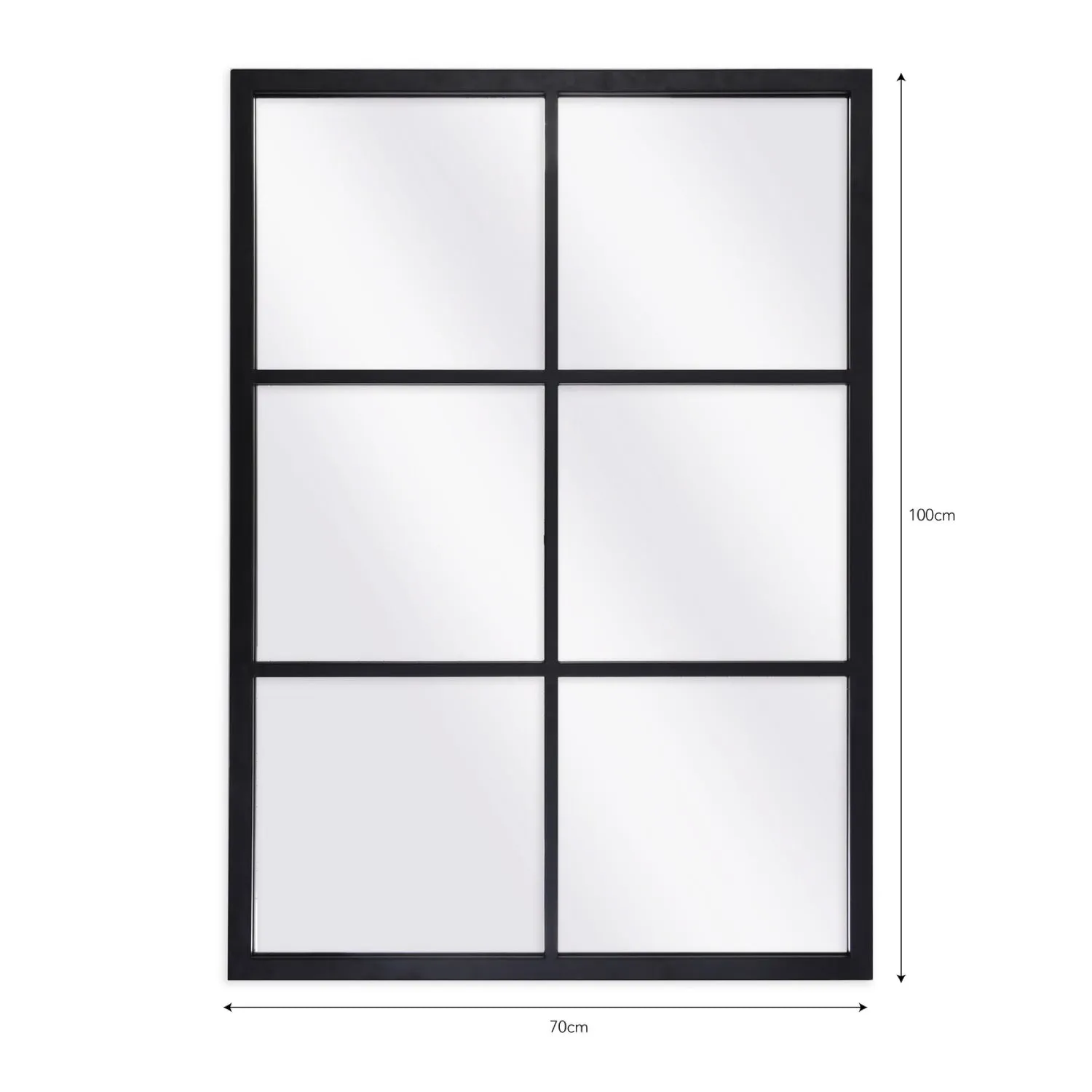 Fulbrook Wall Mirror in 100 x 70cm by Garden Trading