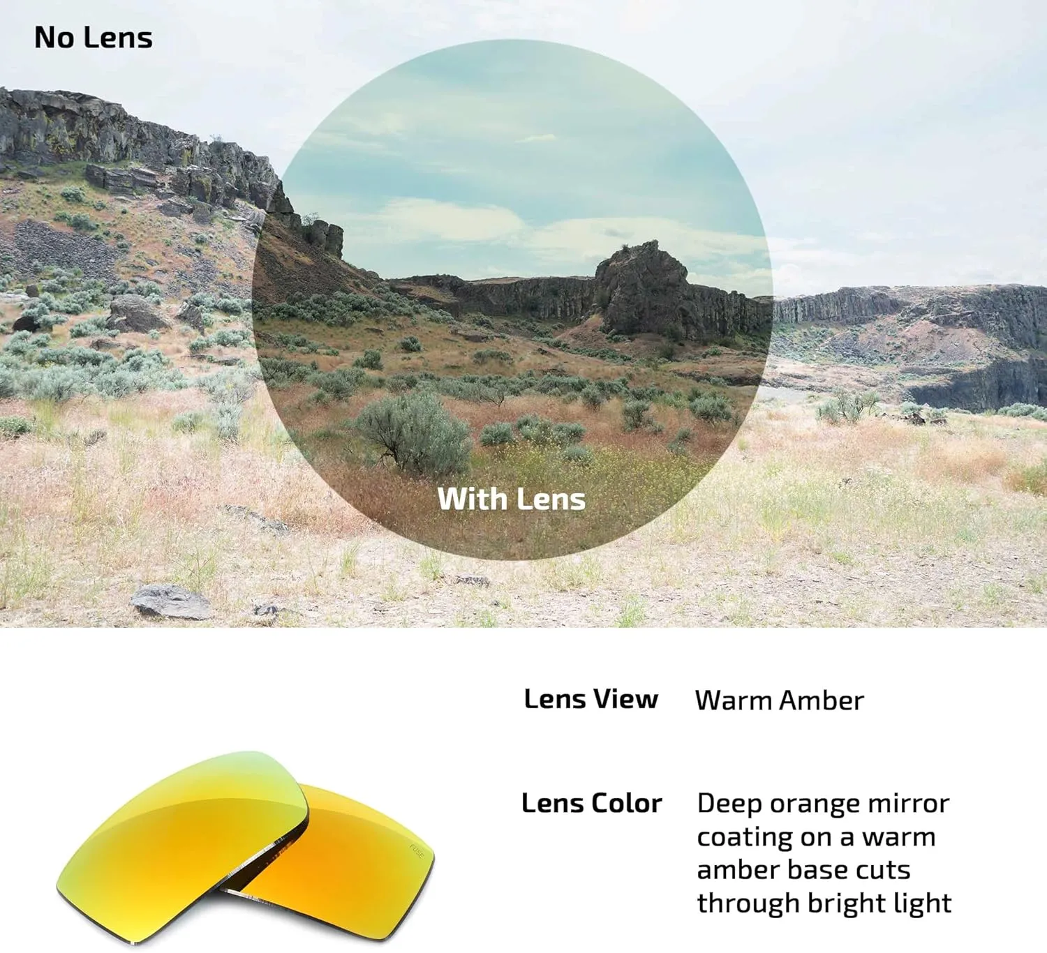 Fuse Lenses Replacement Lenses For Costa Del Mar Rincon (New) Sunglasses - Polarized Options