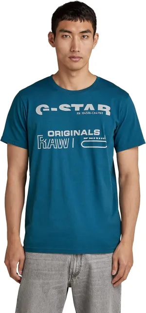 G-STAR Men's Logo Raw. Holorn Short Sleeve T-Shirt