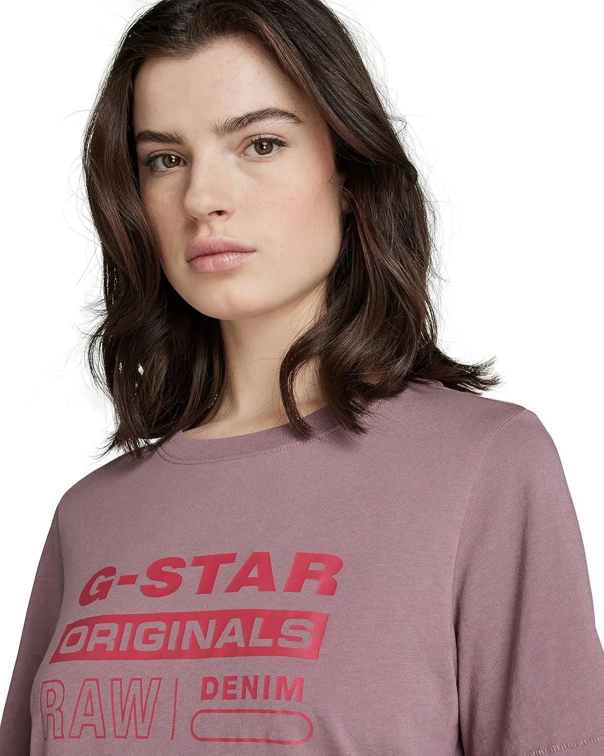 G-STAR Women's Raw Graphic Logo Slim Fit T-Shirt