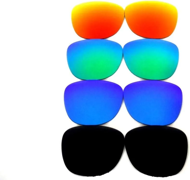 Galaxy Replacement Lenses For Oakley Frogskins Black/Blue/Green/Titanium 4 Pairs