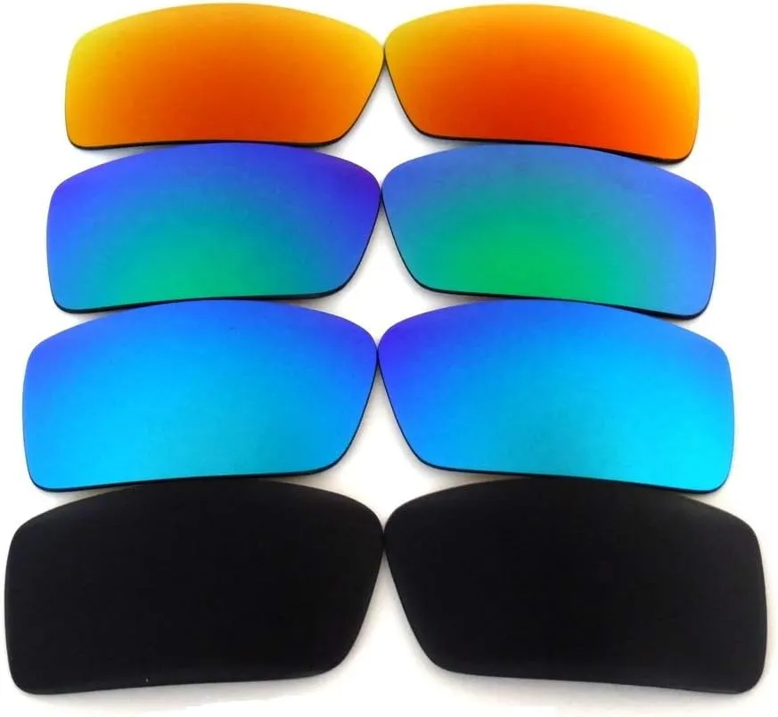 Galaxy Replacement Lenses For Oakley Gascan Small Polarized Black&Red 2 Pairs (Not Regulatr Gascan)