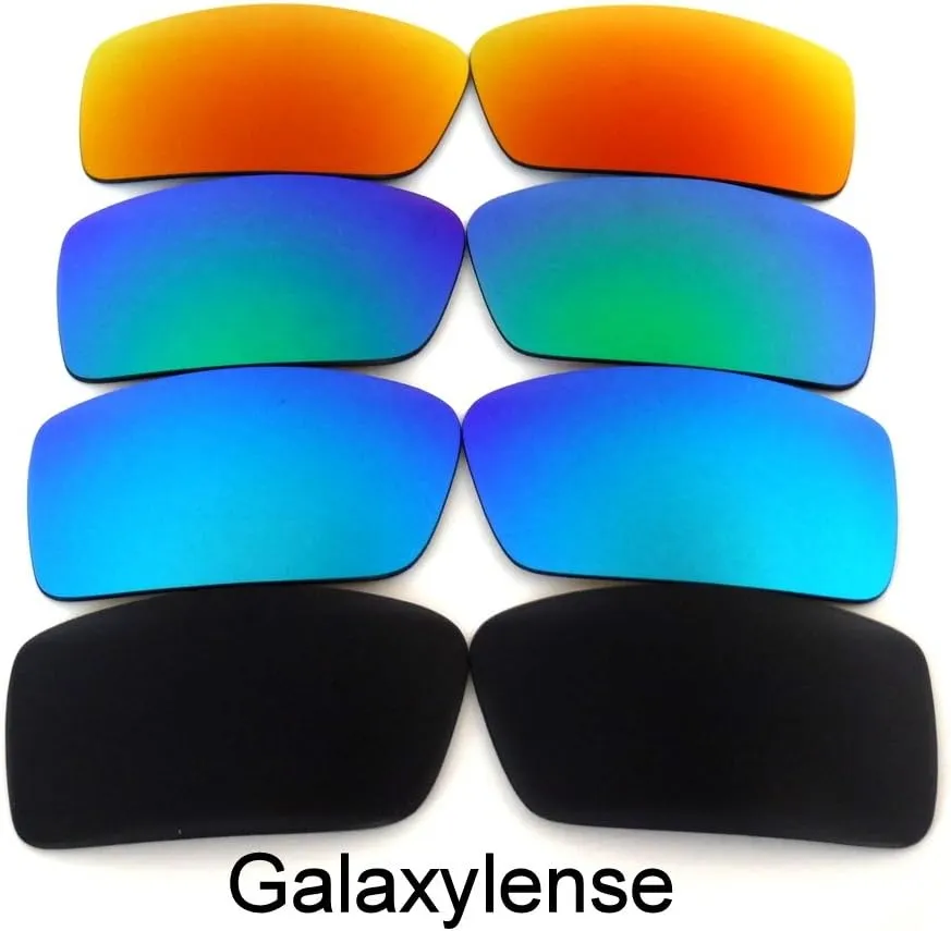 Galaxy Replacement Lenses For Oakley Gascan Small Polarized Black&Red 2 Pairs (Not Regulatr Gascan)