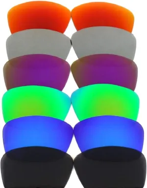 Galaxy Replacement Lenses for Oakley Hijinx Black&Blue&Green&Purple&Gray&Red Color Polorized,6 Pairs FREE S&H.