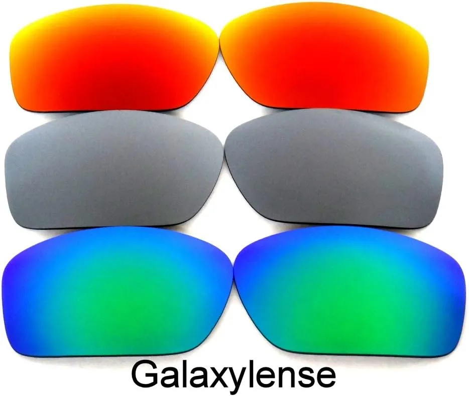 Galaxy Replacement Lenses For Oakley Scalpel Green&Gray&Red Polarized 3 PS